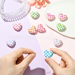 10Pcs UV Plating Opaque Acrylic Beads&nbsp;MACR-YW0004-42