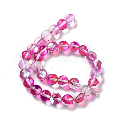 Synthetic Moonstone Beads Strands&nbsp;G-P528-J01-03