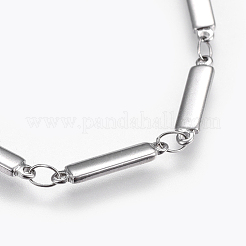 Tarnish Resistant 304 Stainless Steel Link Chain Bracelets&nbsp;BJEW-P239-04