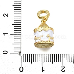 Brass Enamel Pendants&nbsp;KK-K400-22G-03