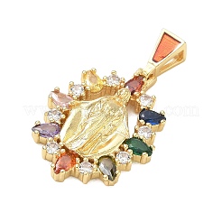 Religion Brass Pave Cubic Zirconia Pendants&nbsp;CU-CBA83A6-01D-G01