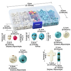 10 Styles Synthetic Turquoise Beads&nbsp;G-FS0005-75