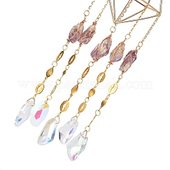 Glass Pendant Decorations&nbsp;AJEW-Q143-01