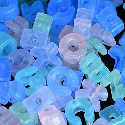 Luminous Transparent Acrylic European Beads&nbsp;OACR-D038-01