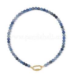 Natural Mixed Stone Round Beaded Necklaces for Women&nbsp;NJEW-JN06452
