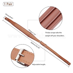 PU Leather Accordion Shoulder Harness Straps&nbsp;FIND-WH0052-84B