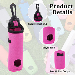 26Pcs 13 Styles Neoprene Golf Ball Storage Bag with Hook&nbsp;AJEW-DC0003-96