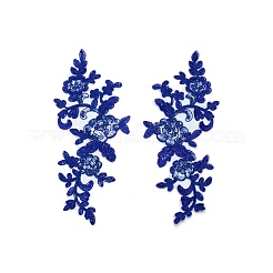 Leaves Polyester Embroidery Ornaments Accessories&nbsp;DIY-WH0281-11B