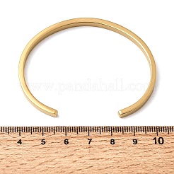 304 Stainless Steel Cuff Bangles&nbsp;BJEW-H644-08G