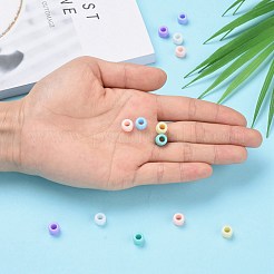 Mixed Color Chunky Acrylic Donut Spacer Beads for Kids Jewelry&nbsp;X-SACR-R746-07