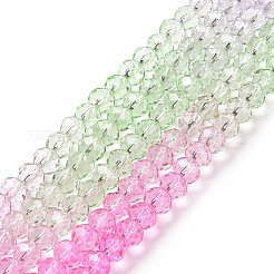 Transparent Glass Beads Strands&nbsp;GLAA-L045-01A-03