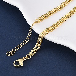 Brass Link Chain Necklaces for Women&nbsp;NJEW-K282-01G