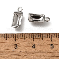 304 Stainless Steel Pendant Cabochon Settings&nbsp;STAS-I310-24P
