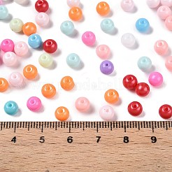 Opaque Baking Paint Glass Beads&nbsp;X1-DGLA-T004-02B