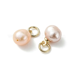 Natural Cultured Freshwater Pearl Pendants&nbsp;PALLOY-JF05299-01