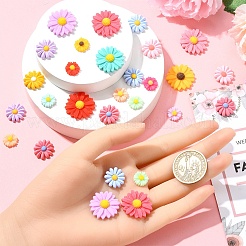 15Pcs 3 Styles Resin Cabochons Sets&nbsp;CRES-YW0002-32A