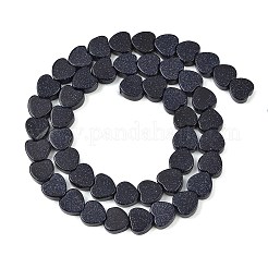 Synthetic Blue Goldstone Beads Strands&nbsp;GG-CBA199E-B02-01