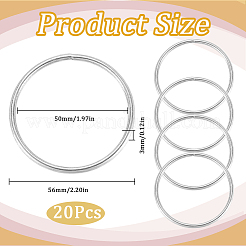 Iron Open Jump Rings&nbsp;FIND-SP0002-63F