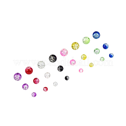 1920Pcs 3 Style Spray Painted Crackle Glass Beads&nbsp;CCG-CJ0001-04