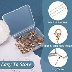 16Pcs 4 Size 304 Stainless Steel Cable Chain Extender&nbsp;STAS-TA0002-33RG