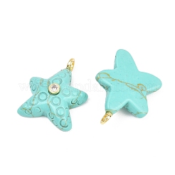 Dyed Synthetic Turquoise Pendants&nbsp;X-G-H353-01G-01