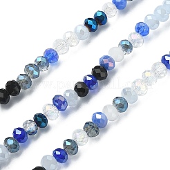 Electroplate Glass Beads Strands&nbsp;EGLA-YW0002-D02
