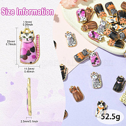35Pcs 7 Colors Rack Plating Alloy Pendants&nbsp;FIND-CJ0002-63