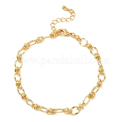 Brass Link Chain Bracelets for Women&nbsp;BJEW-B153-01G