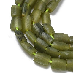 Natural Afghan Green Jade Beads Strands&nbsp;G-K365-G02-01