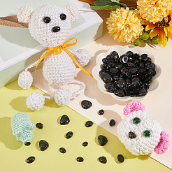 6 Style Plastic Doll Dog Nose Cabochons&nbsp;DOLL-PH0001-30