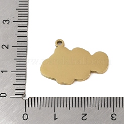 201 Stainless Steel Pendants&nbsp;STAS-C095-23G