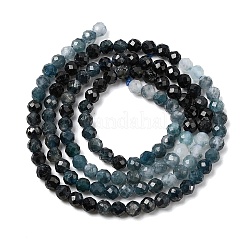 Natural Blue Tourmaline Beads Strands&nbsp;G-G294-A02-3mm