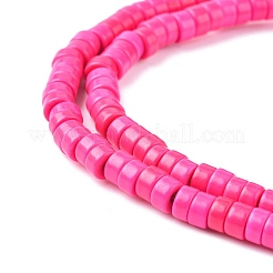Synthetic Turquoise Beads Strands&nbsp;TURQ-G110-4x2mm-04