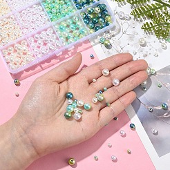 1140Pcs 12 Styles ABS Plastic Imitation Pearl Beads&nbsp;KY-YW0001-96A