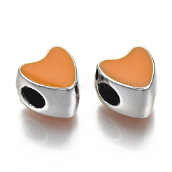 UV Plating Acrylic European Beads&nbsp;OACR-R080-02P