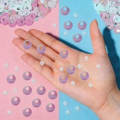 5Sets Iridescent PVC Paillette/Sequin Links&nbsp;PVC-SC0001-16B