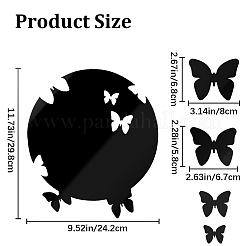 Acrylic Mirror Wall Stickers&nbsp;OACR-WH0032-05B
