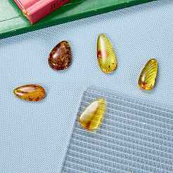 5Pcs Natural Amber Pendants&nbsp;G-SZ0002-38