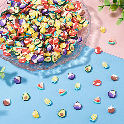 210G 7 Styles Handmade Polymer Clay Cabochons&nbsp;CLAY-TA0002-03