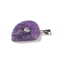 Natural Amethyst Carved Pendants&nbsp;G-P599-04P-08