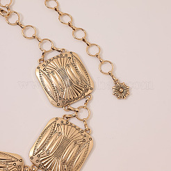 Bohemian Style Alloy Square Link Chain Waist Body Chains for Women&nbsp;FS-WGC3B23-01