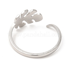 Tarnish Resistant 304 Stainless Steel Cuff Ring Settings&nbsp;STAS-L268-17P