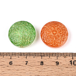 Baking Paint Transparent Glass Beads&nbsp;DGLA-N018-28