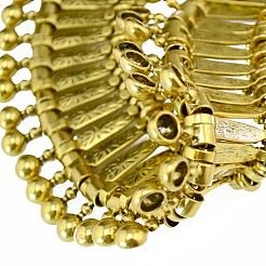 Tibetan Style Alloy Turkish Coin Tassel Chunky Bib Necklaces for Women&nbsp;FS-WG6DA7E-02