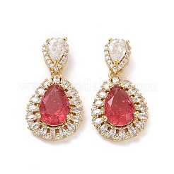 Brass Micro Pave Cubic Zirconia Pendants&nbsp;ZIRC-F134-19G-01