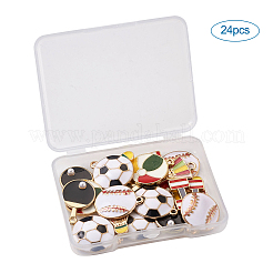 Alloy Enamel Pendants&nbsp;ENAM-TA0002-08