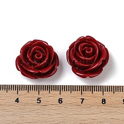 Synthetic Coral Carved Beads&nbsp;CORA-M001-05I