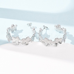 Women's 304 Stainless Steel Stud Earrings&nbsp;SA-CBA4160-25P