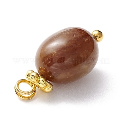 Natural Jade Charms&nbsp;PALLOY-JF01092-01