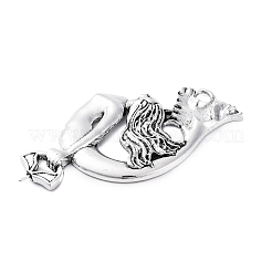 Tibetan Style Alloy Big Pendants&nbsp;PALLOY-S195-01D-AS
